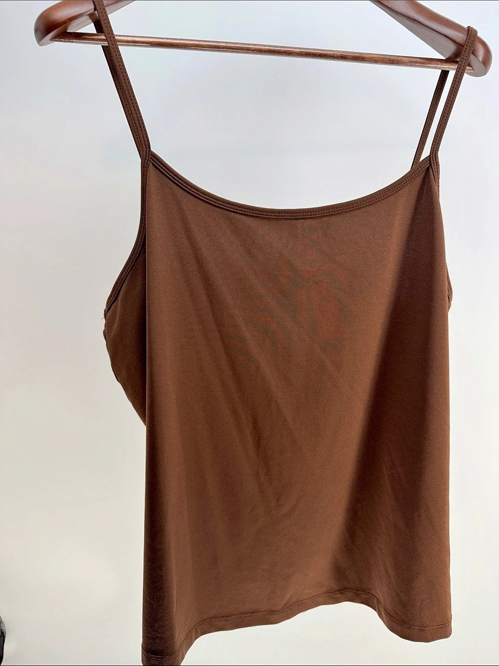 Brown Strappy Tank Top
